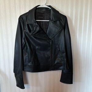 Banana republic faux leather moto jacket
